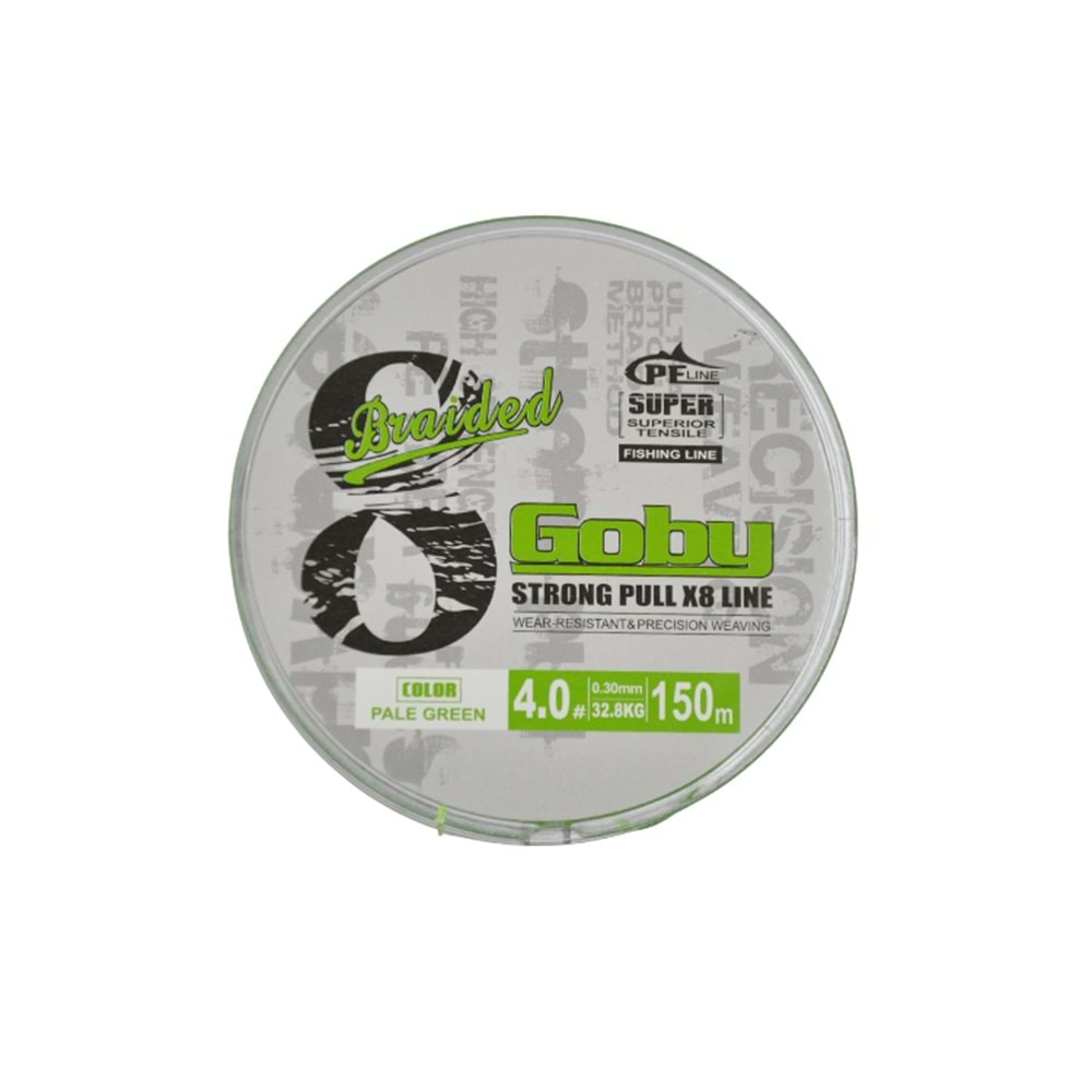 FishPro Goby 150m X8 Pale Green İp Misina