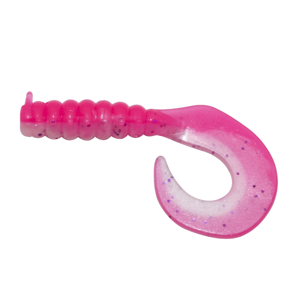 Hanfish Gurt 45mm Silikon Yem - PINK GLITTER