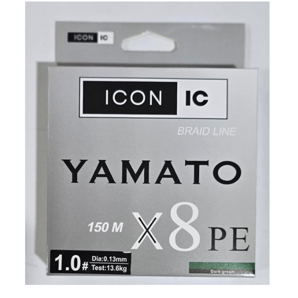 ICON-IC Yamato 150m X8 Dark Green İp Misina - 0.18 MM