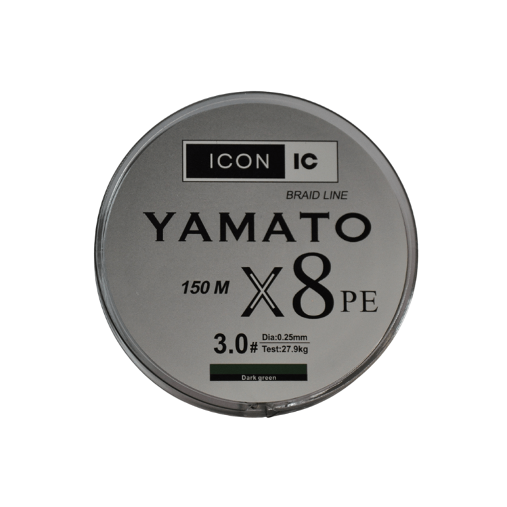 ICON-IC Yamato 150m X8 Dark Green İp Misina - 0.18 MM