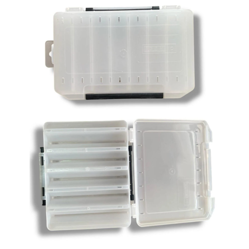 ICON-IC Çift Taraflı Suni Balık Kutusu 19cm x 12cm x 3,5cm -ŞEFFAF