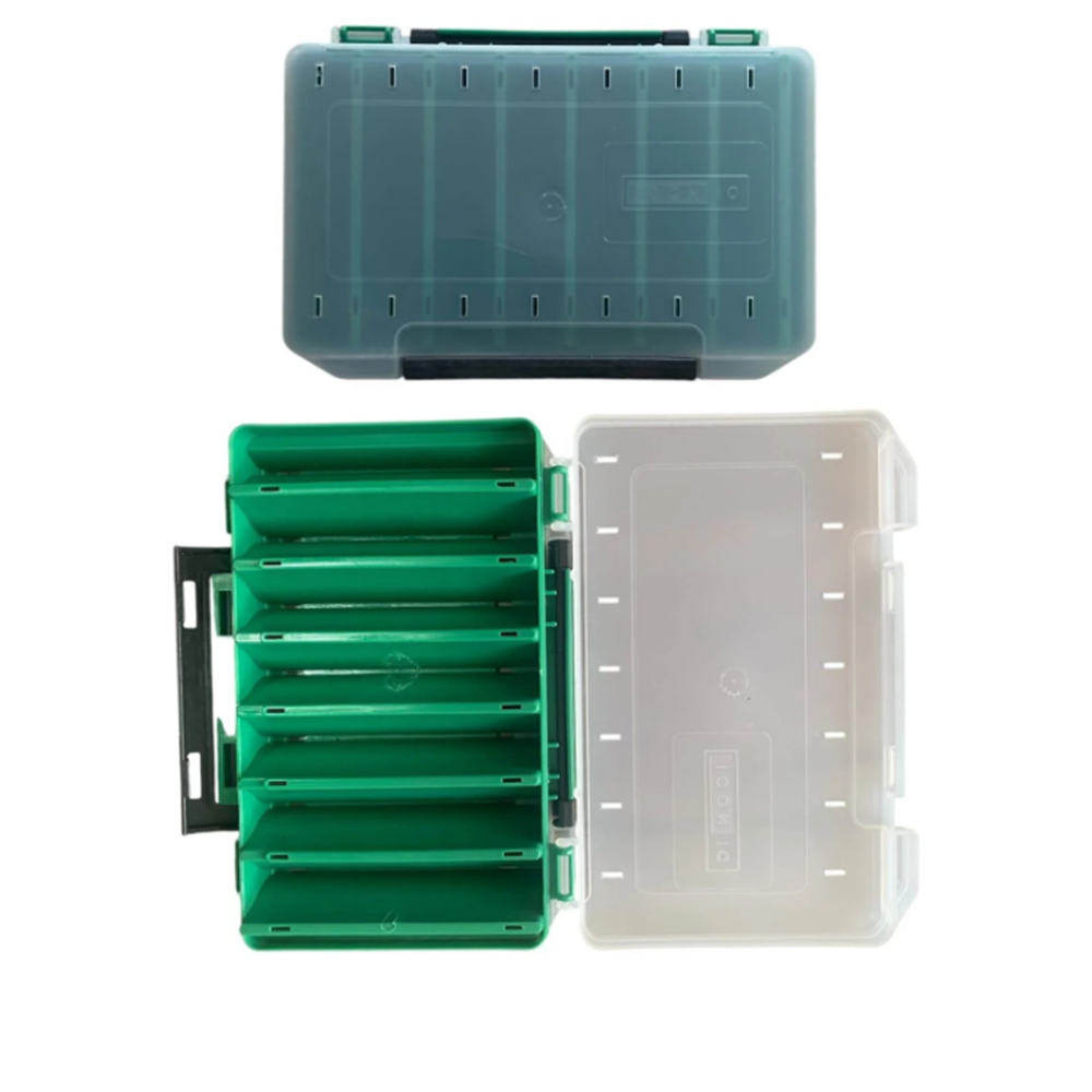 ICON-IC Çift Taraflı Suni Balık Kutusu 19cm x 12cm x 3,5cm - YEŞİL