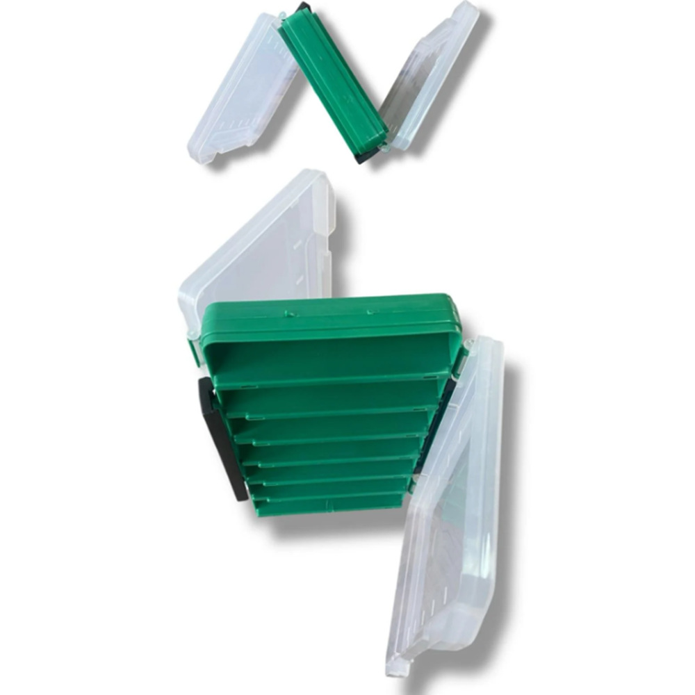 ICON-IC Çift Taraflı Suni Balık Kutusu 19cm x 12cm x 3,5cm - YEŞİL