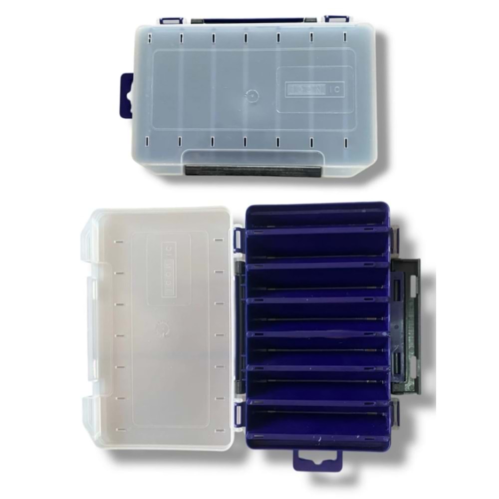 ICON-IC Çift Taraflı Suni Balık Kutusu 19cm x 12cm x 3,5cm
