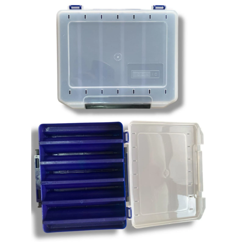 ICON-IC Çift Taraflı Suni Balık Kutusu 20cm x 16cm x 5cm - MAVİ