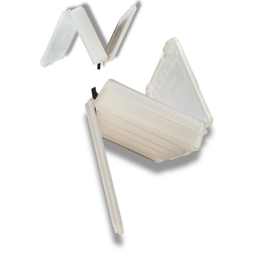 ICON-IC Çift Taraflı Suni Balık Kutusu 20cm x 16cm x 5cm - ŞEFFAF
