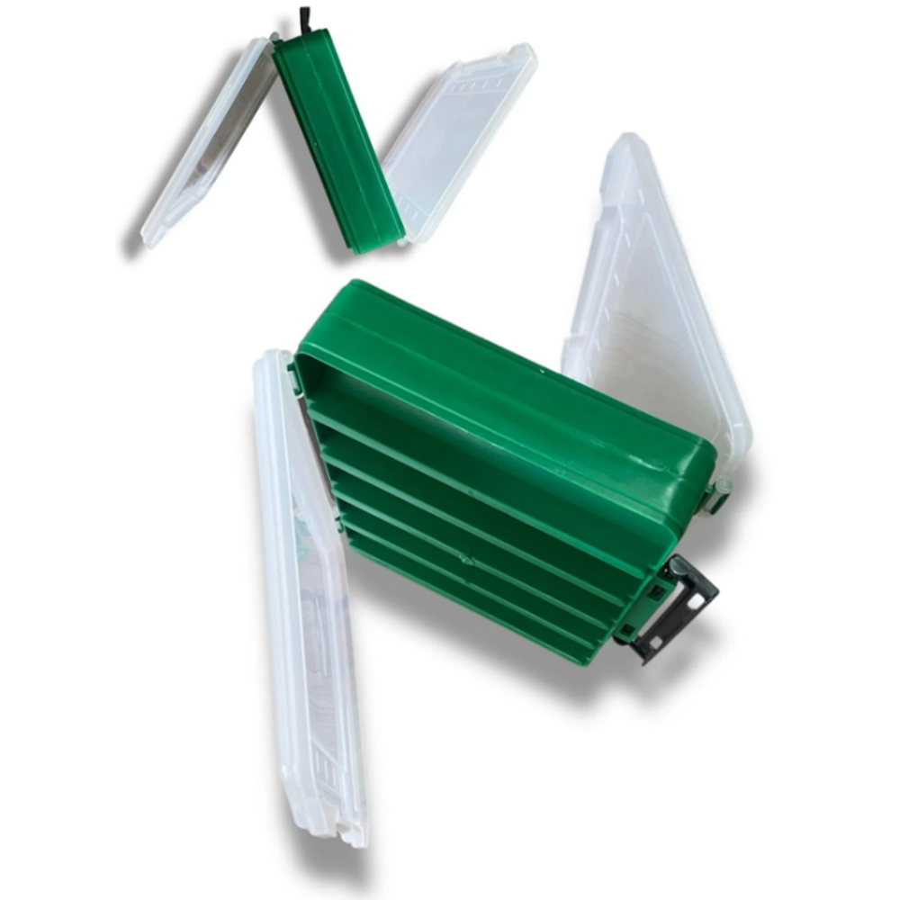 ICON-IC Çift Taraflı Suni Balık Kutusu 20cm x 16cm x 5cm - YEŞİL