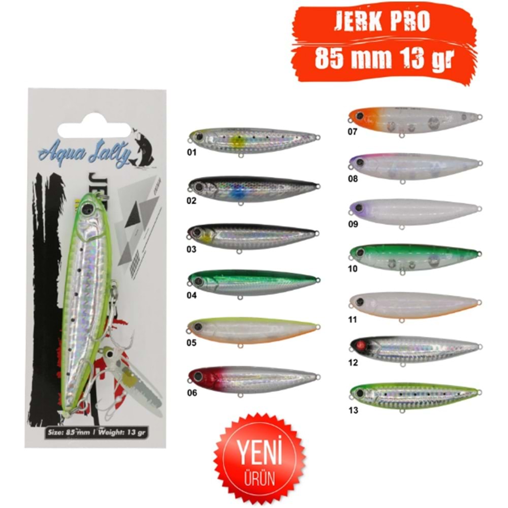 Aqua Salty Jerk Pro 85mm 13gr WTD Floating Suni yem