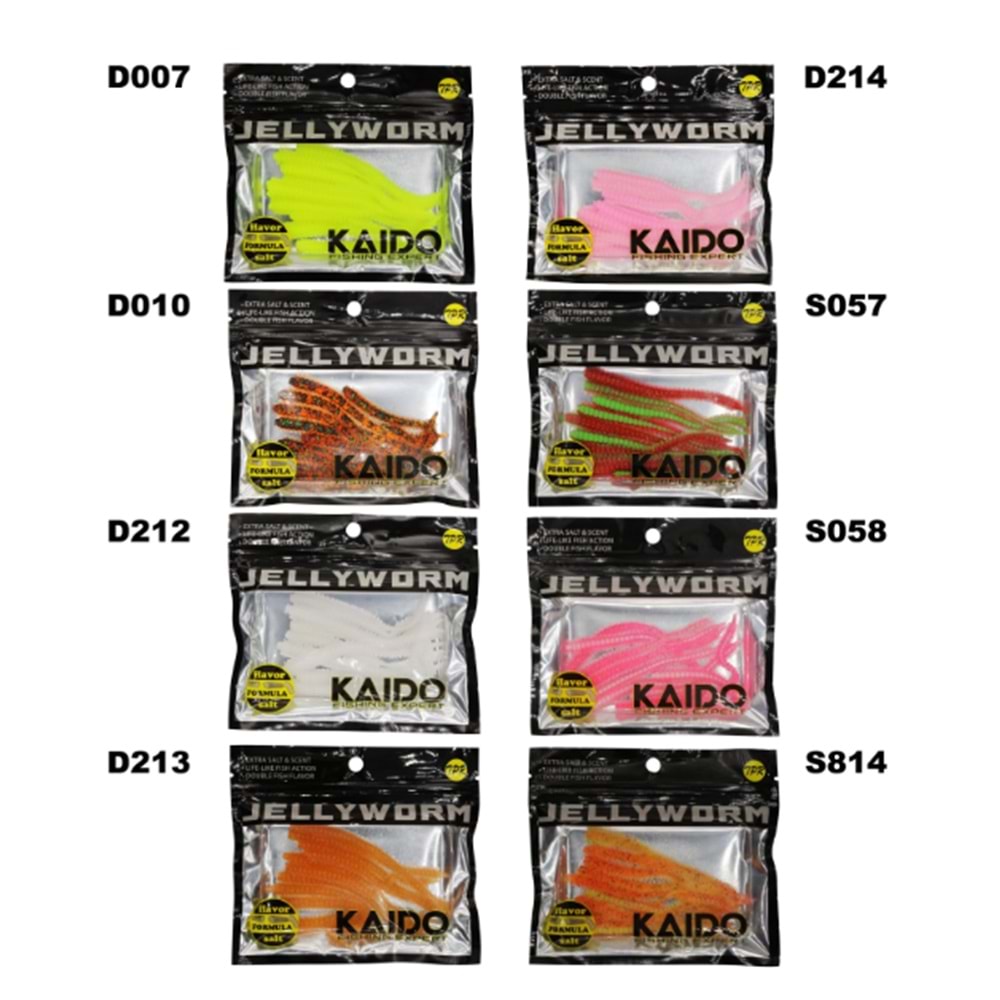 Kaido Jellyworm Jw95 Silikon Yem 10lu
