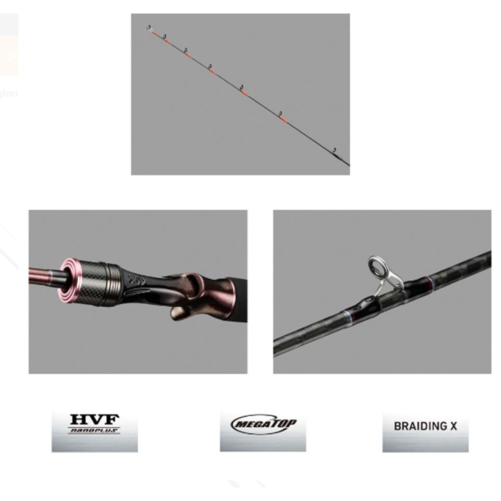 Daiwa New Kohga Tenya Game 2.06m 40-150gr 2P Kamış