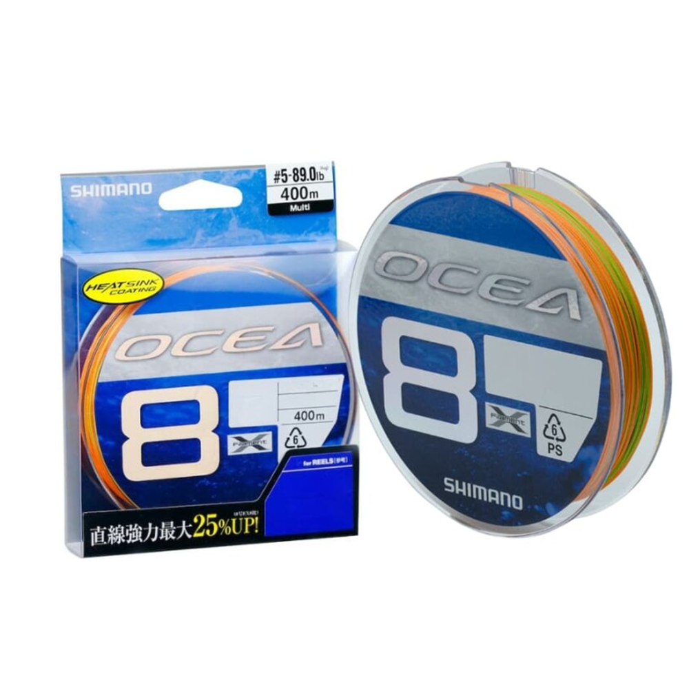 Shimano Ocea 8 Braid 400m Multi Color Misina - 89.0LB-0.315MM