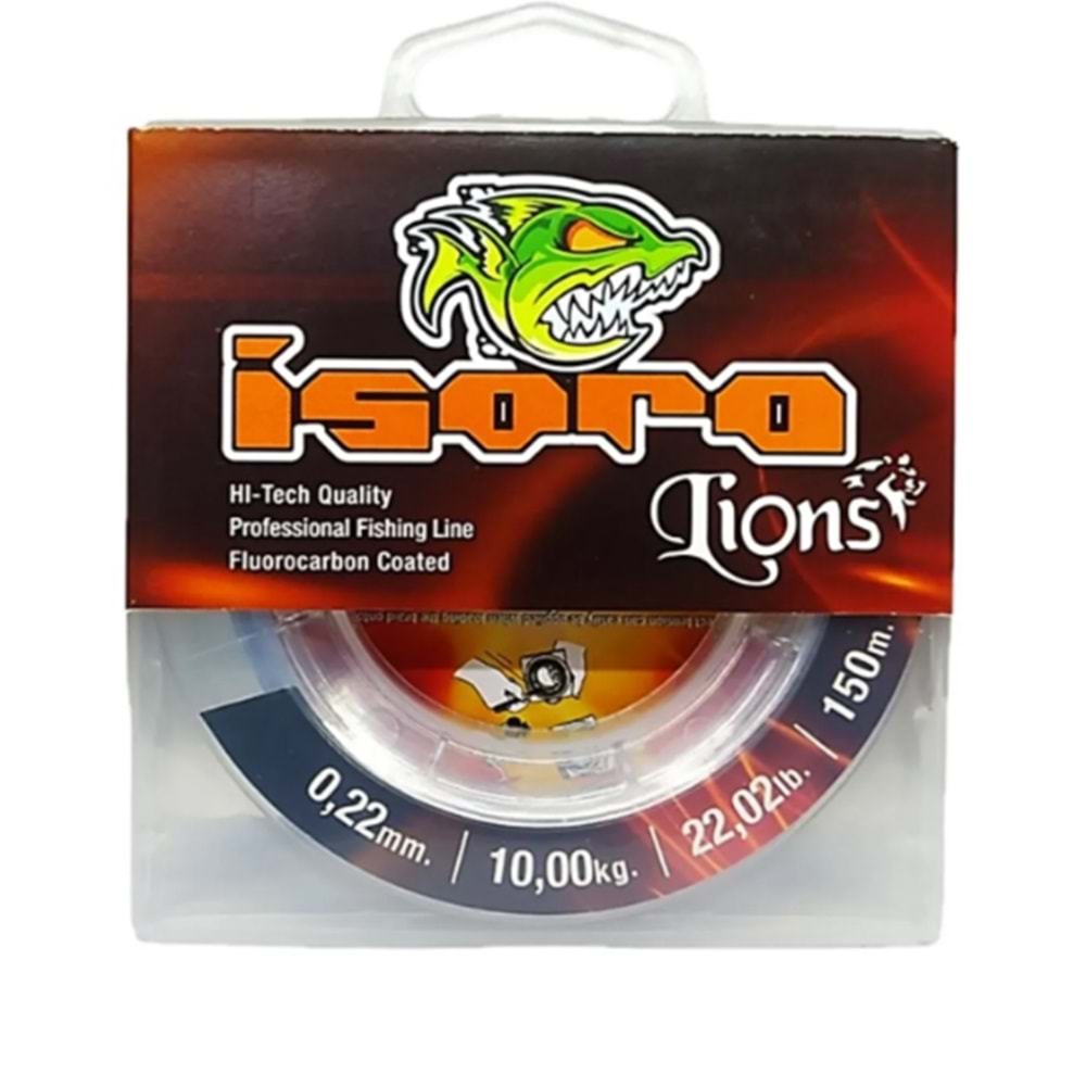 Isora Lions 150 Mt Fluorocarbon Kaplama Misina