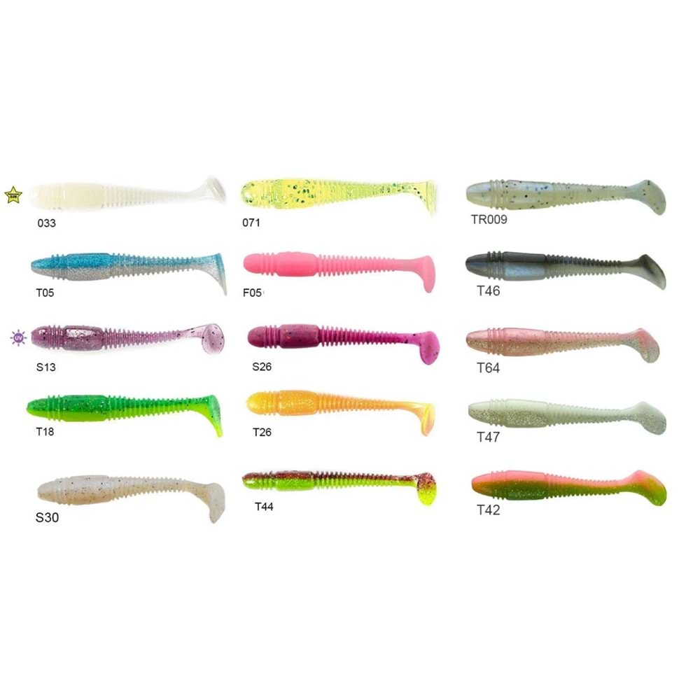 Lucky John Tioga Fat 3.9'' (9.91 cm) 5P Silikon Yem