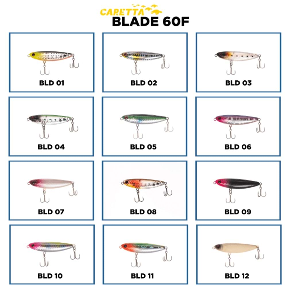 Caretta Blade 60F 6 cm 6 g Maket Yem