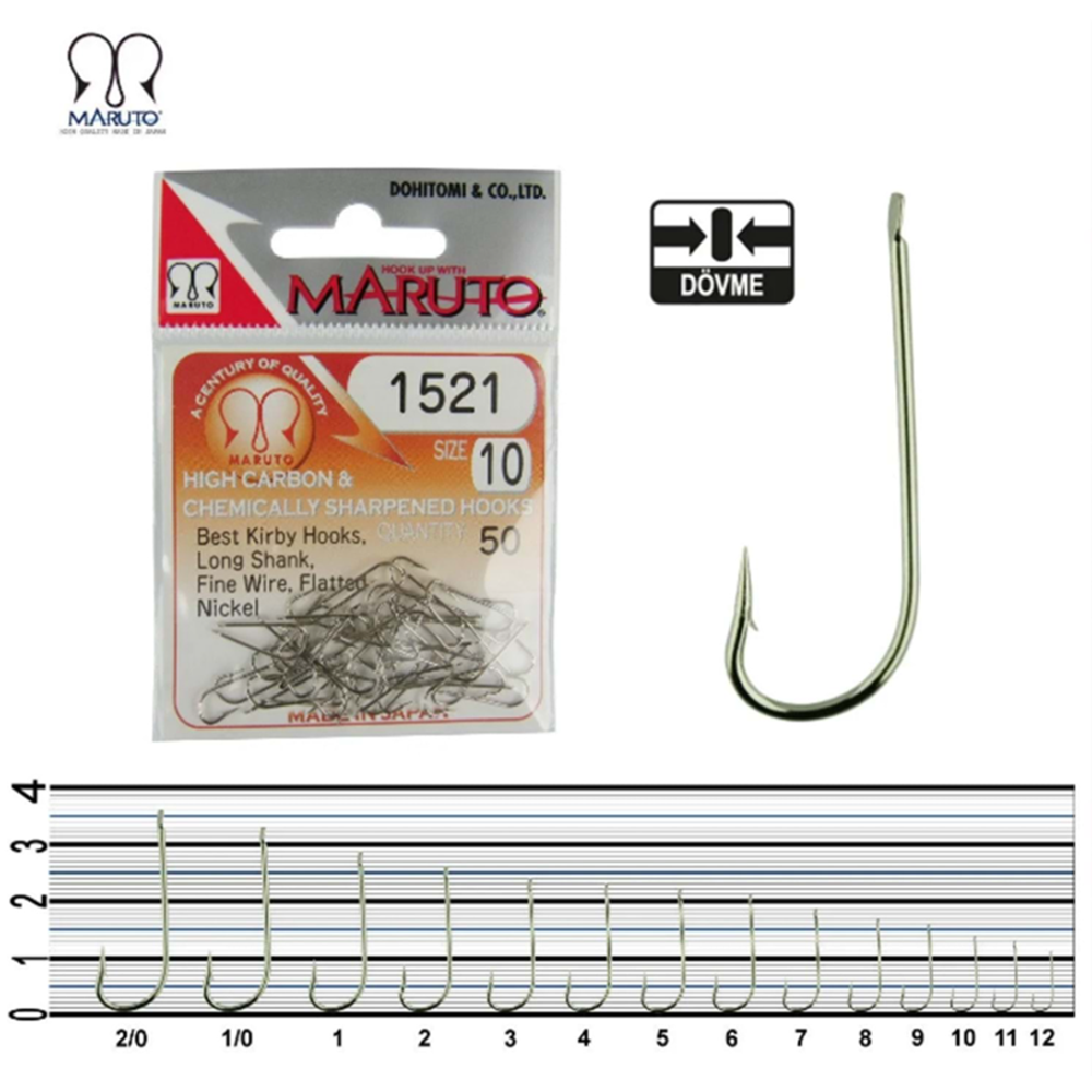 Maruto 1521 Nikel Olta İğnesi - 2/0
