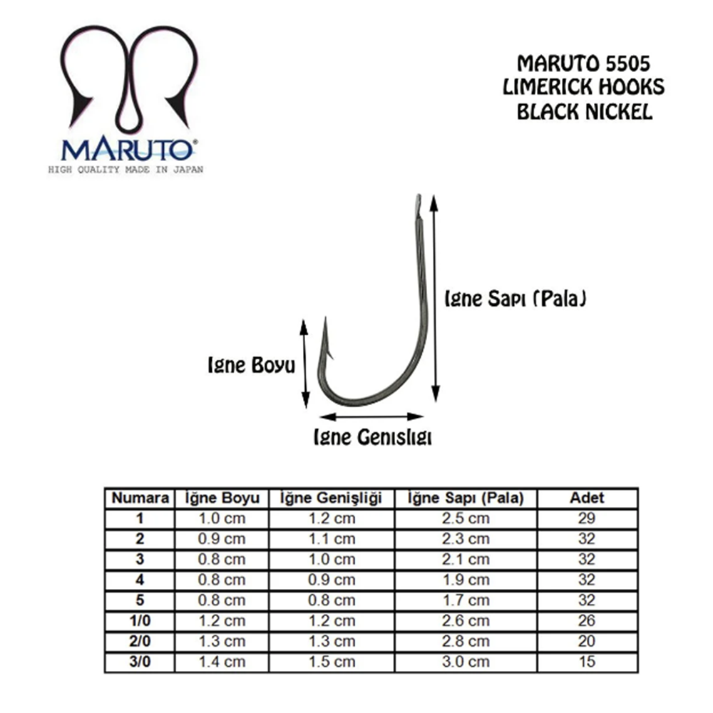 Maruto 5505 Bn Olta İğnesi - 1