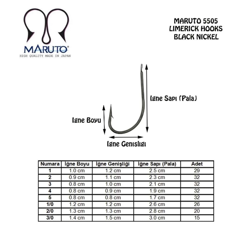 Maruto 5505 Nikel Olta İğnesi