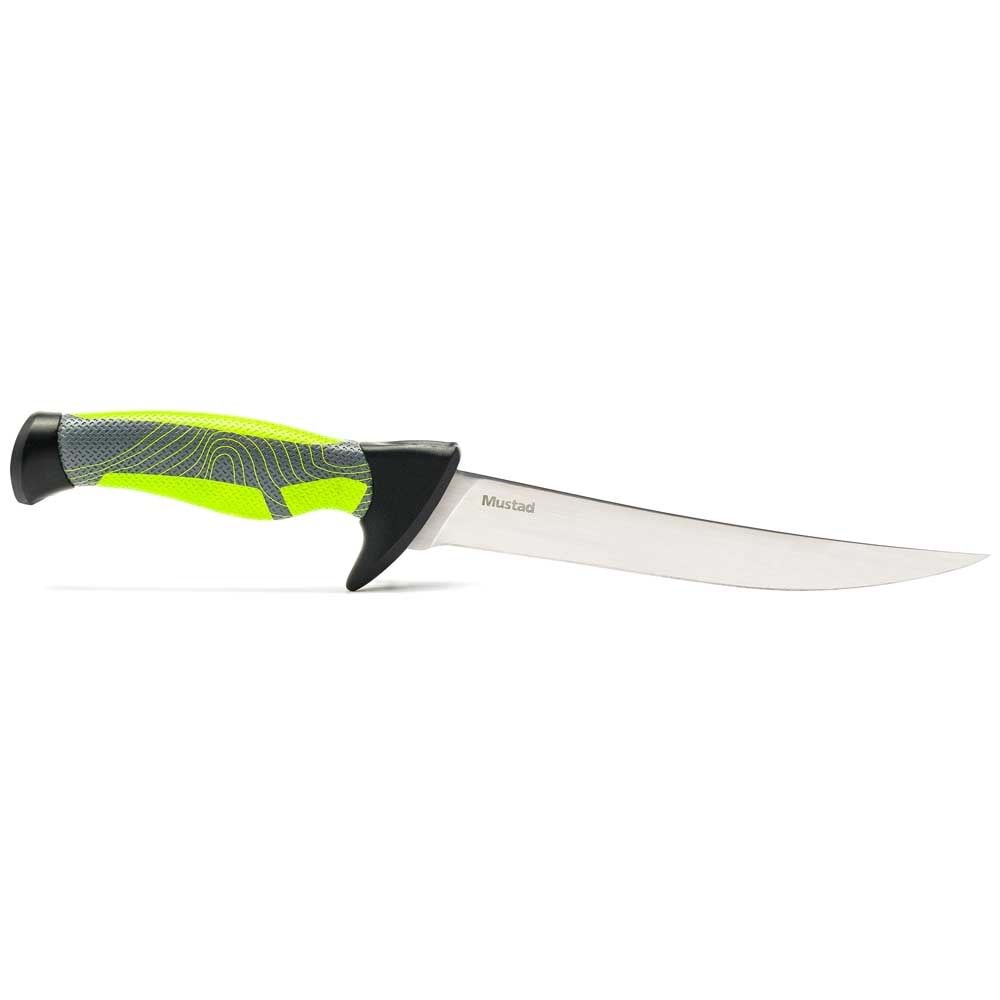 Mustad Çelik Fileto Bıçağı Taşıma Kılıflı MT098- YEŞİL - 7