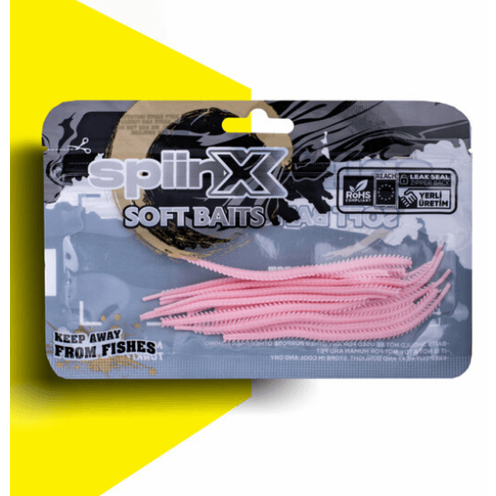 Spiinx Isome 11cm 14p Silikon Yem - NATURAL PINK