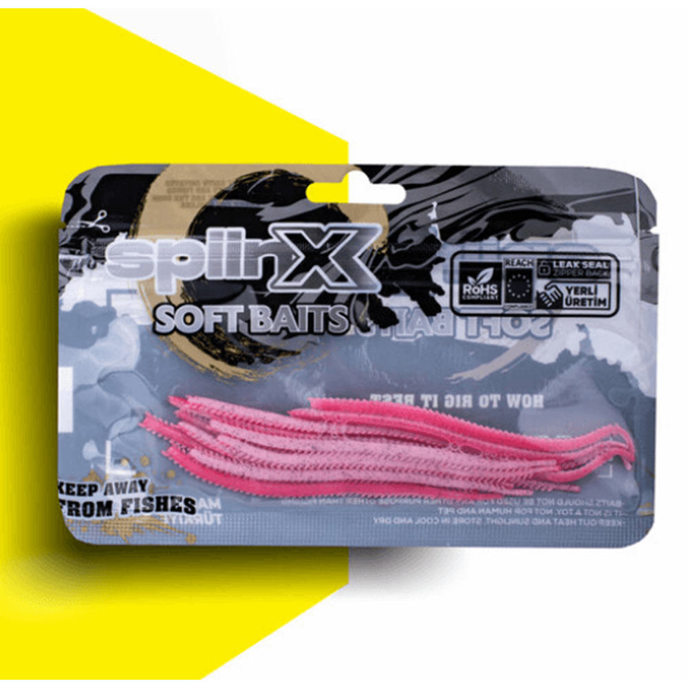 Spiinx Isome 11cm 14p Silikon Yem - SUGAR PINK