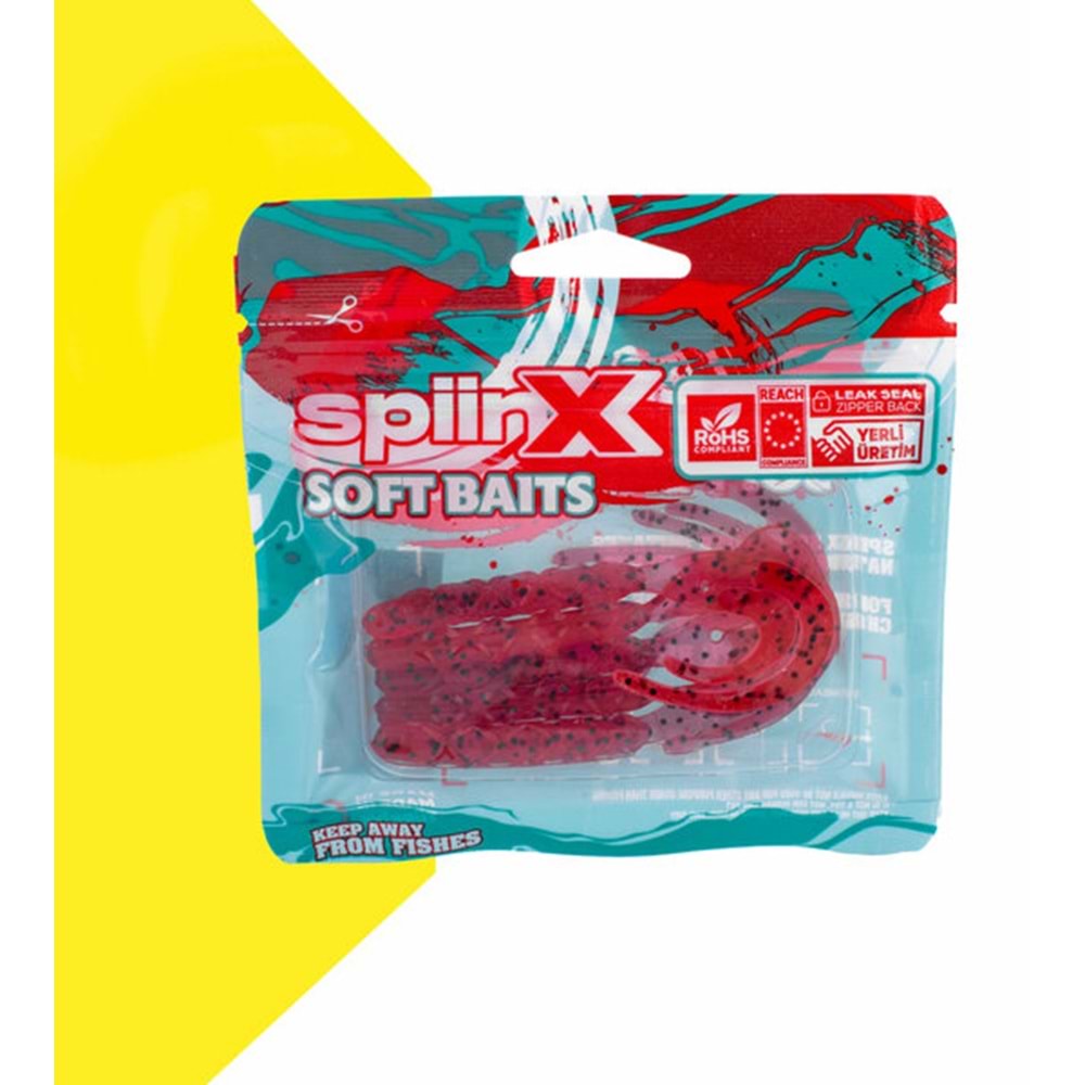Spiinx Bendura 9,5CM 5P Silikon Yem - CHERRY