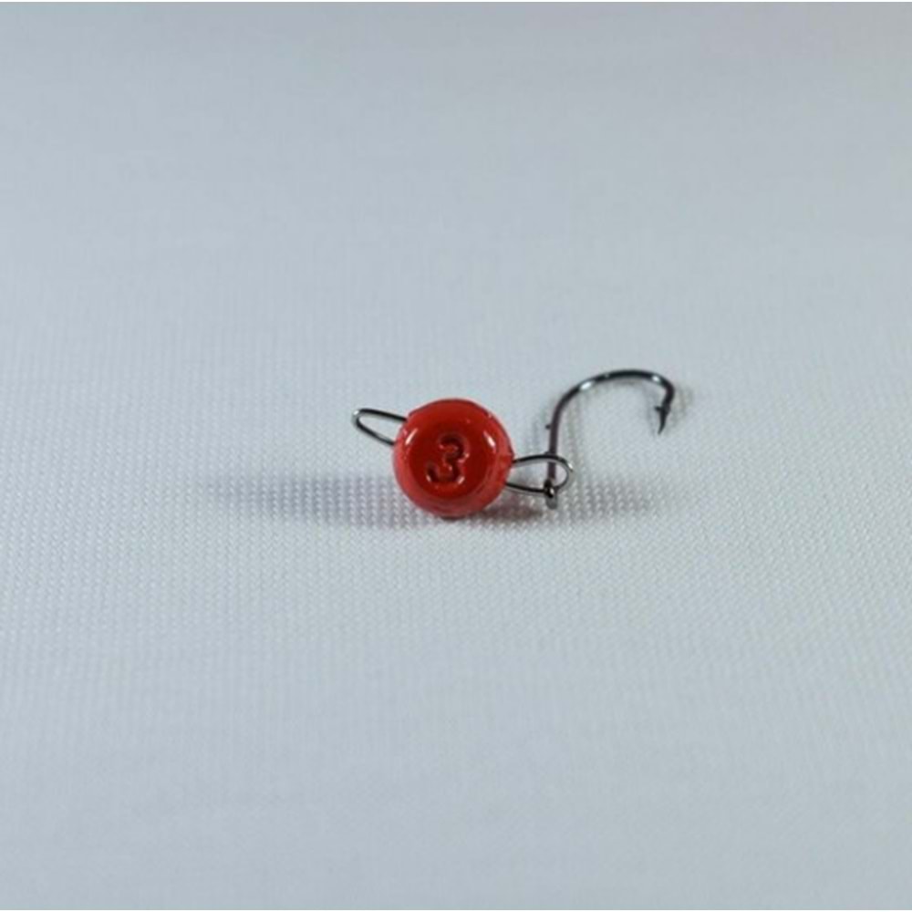 Spiinx Flash Head Kırmızı Jig Head 4P