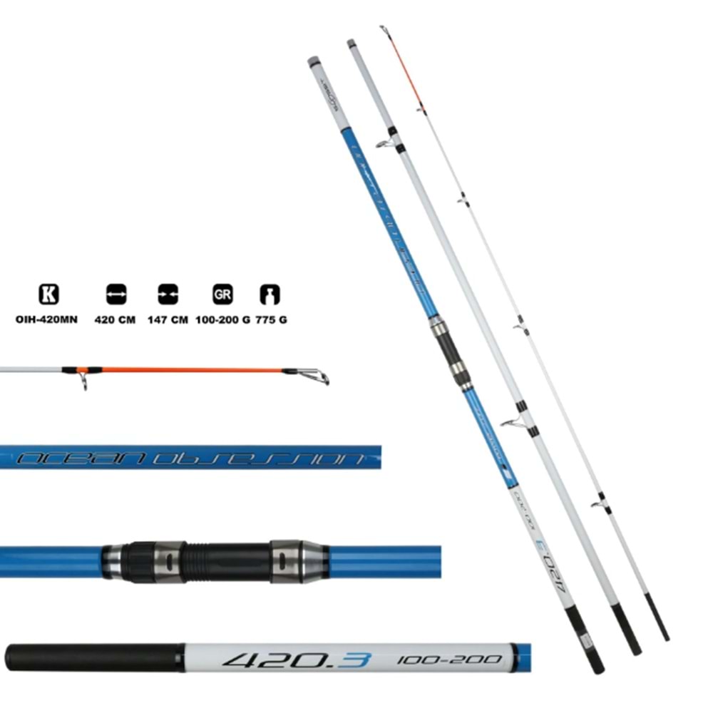 Sunset Ocean Obsession Power 420 Surf Kamışı 100-200 g