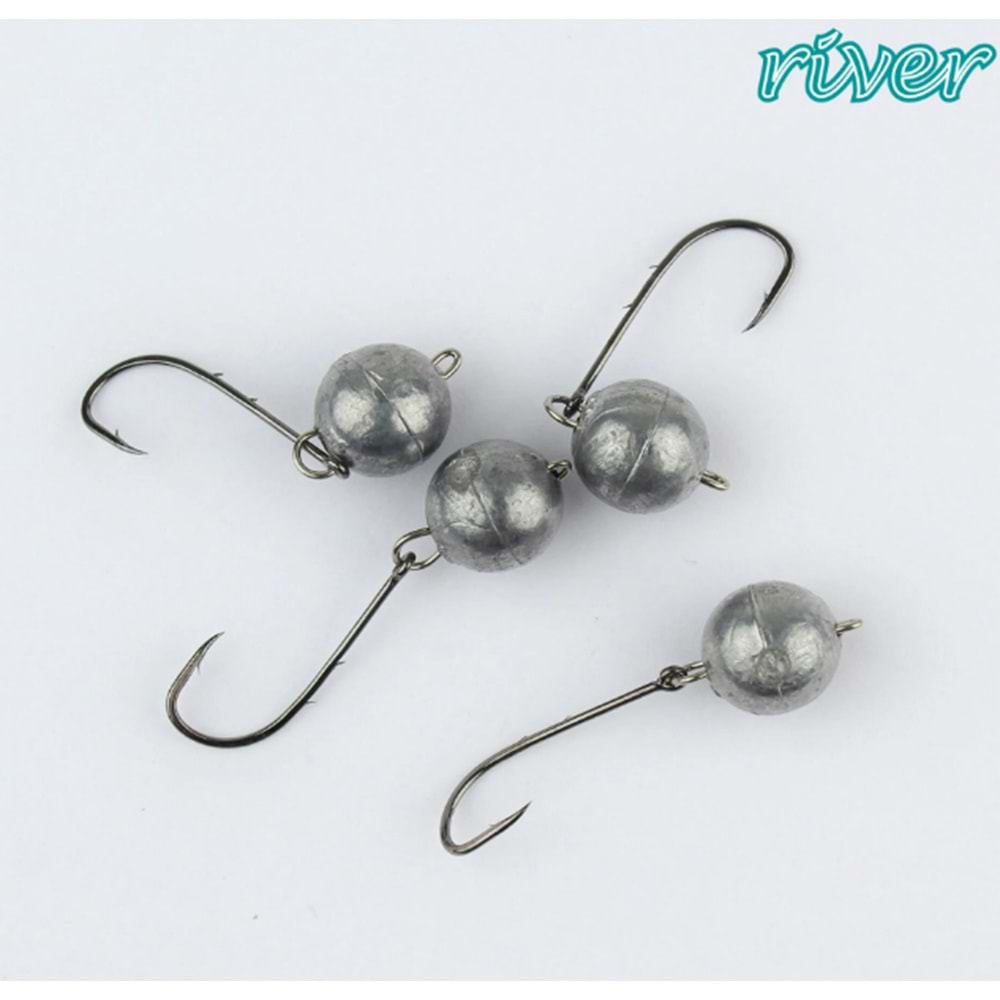 River Mafsallı Hareketli Jig Head 4P