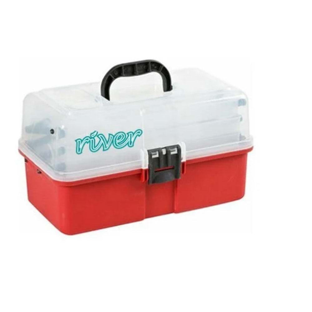 R35-1150 River Balıkçı Takım Çantası 3 Raflı 16''
