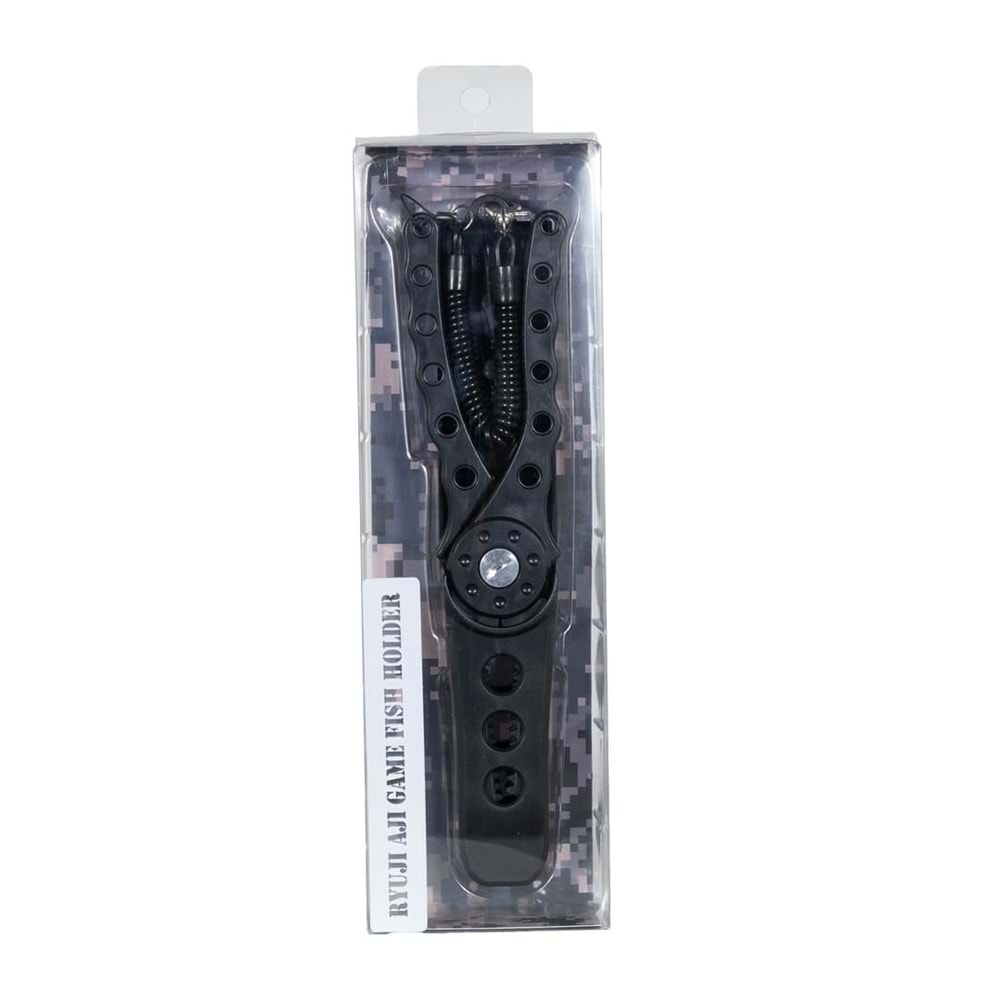 Ryuji Aji Game Fish Holder Black