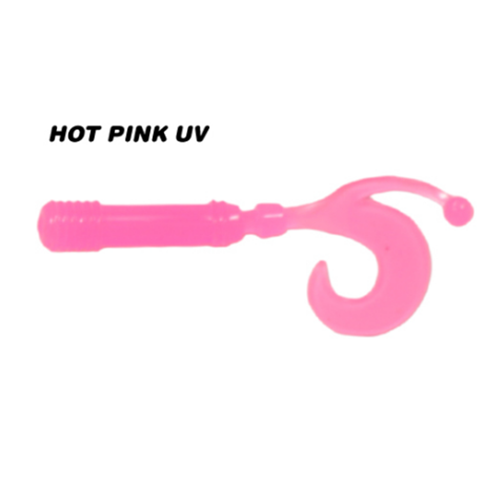 Ryuji Baby Curtail 4.3CM Kokulu Silikon Yem - HOT PINK