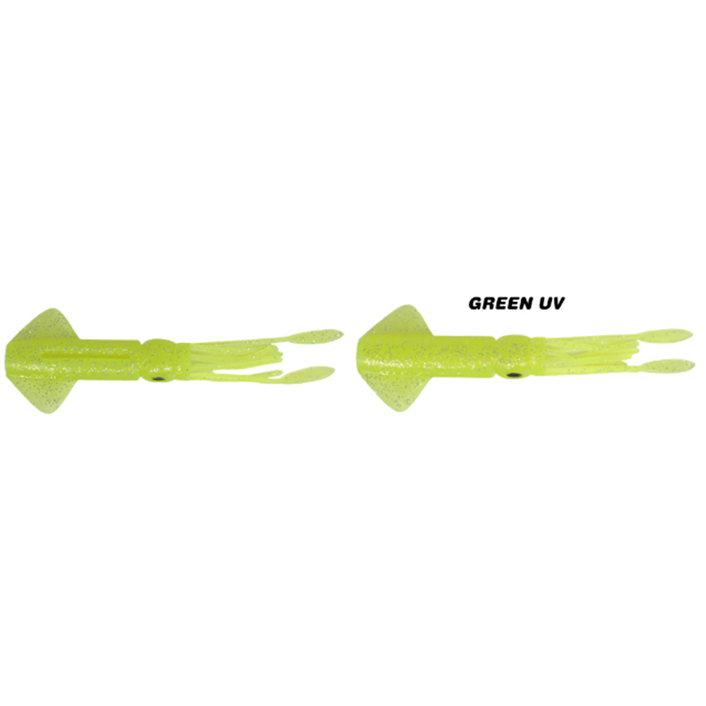 Ryuji Calamari Yedek Silikon Yem 10,5 GR 20 CM - GREEN UV