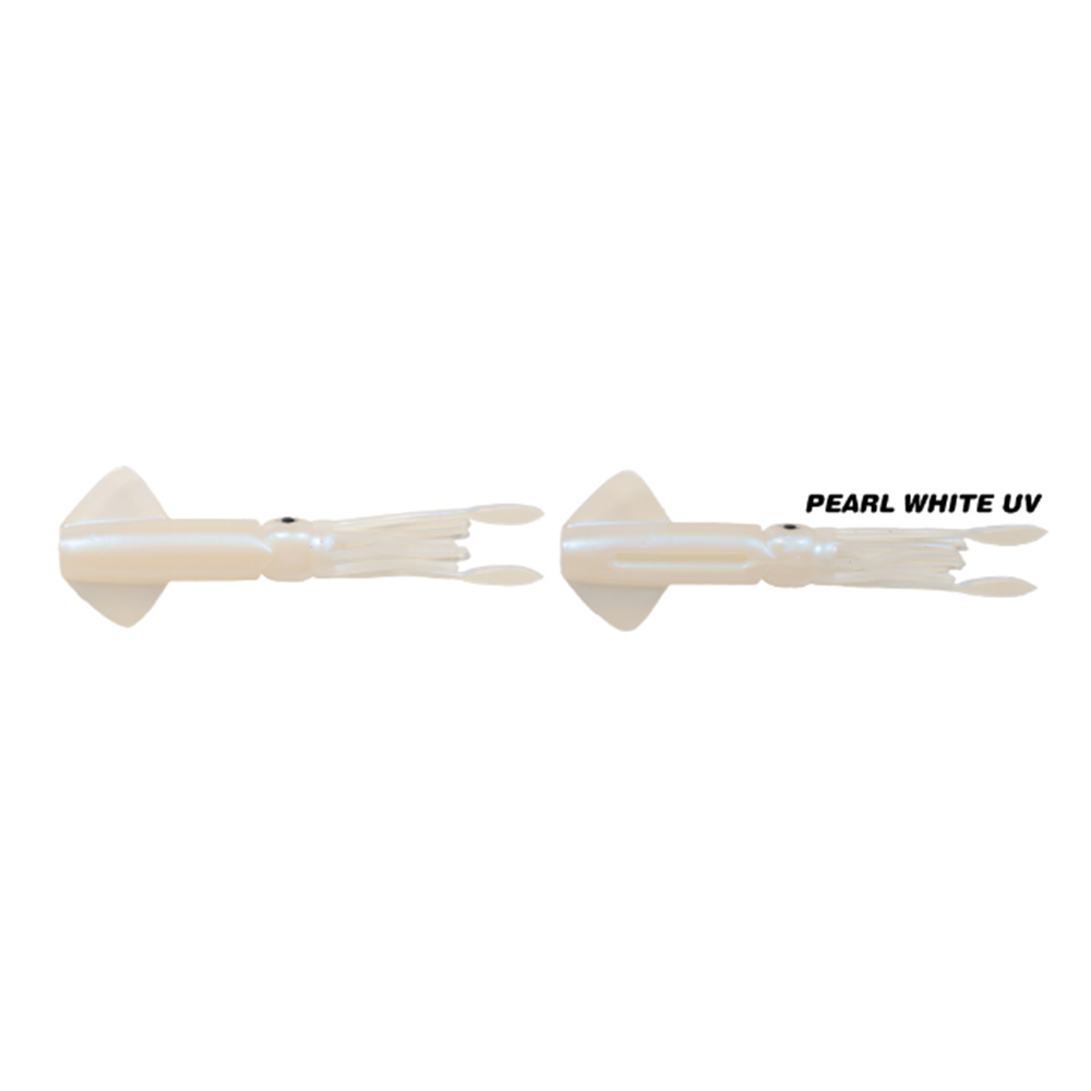 Ryuji Calamari Yedek Silikon Yem 10,5 GR 20 CM - PEARL WHITE UV