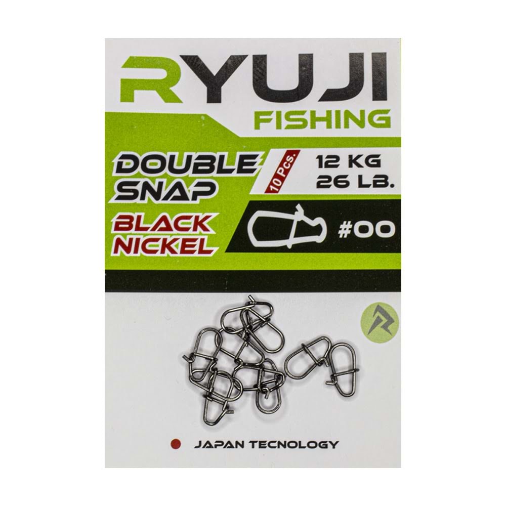Ryuji Double Snap Klips (10 Adet) - 000