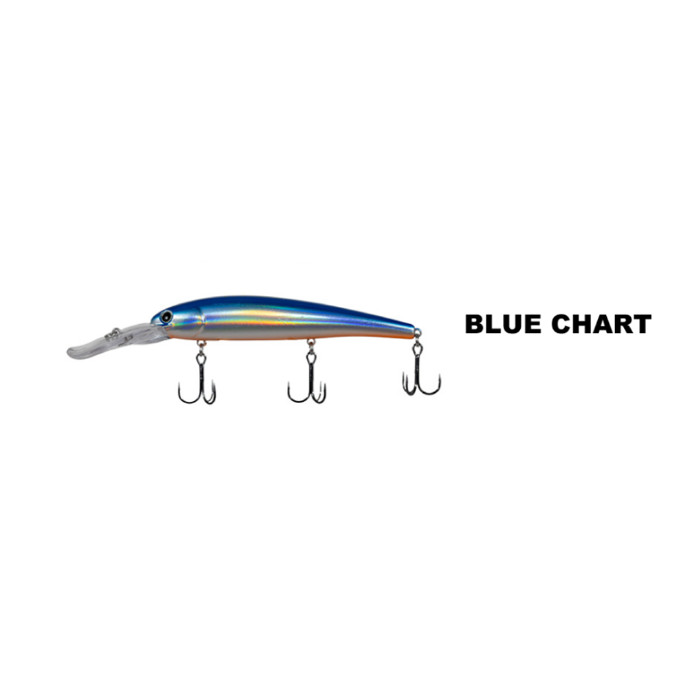 Ryuji Deep Fish 12.5cm 19gr Maket Yem - BLUE CHART
