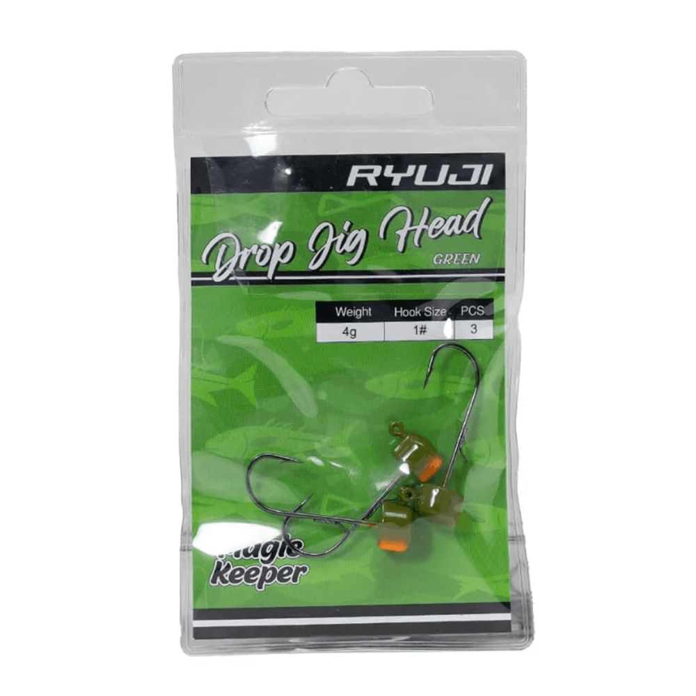 Ryuji Drop Jighead Green (3 Adet) - 4GR-NO:4