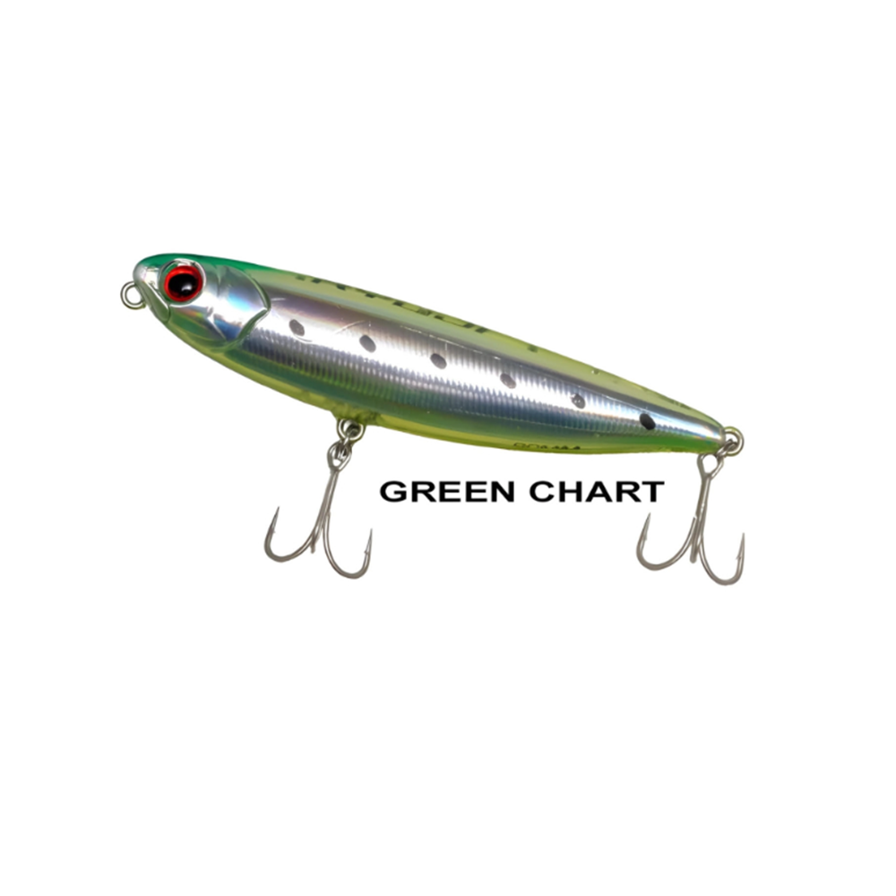 Ryuji Dog Strike 6cm 6gr Maket Yem - GREEN CHART