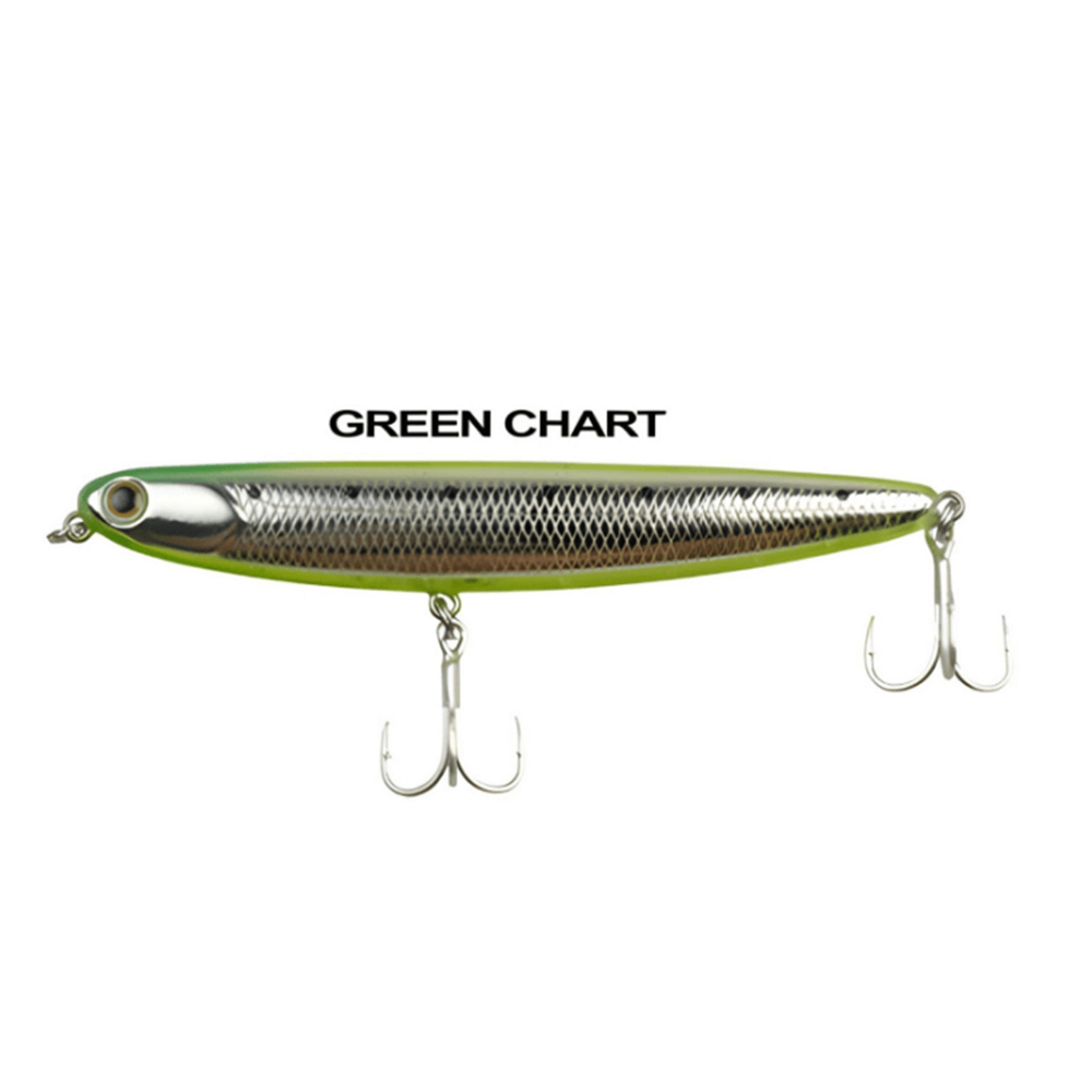 Ryuji Dog Walker 11cm 13gr Maket Yem - GREEN CHART UV