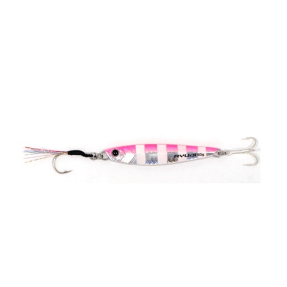 Ryuji King 40gr Jig Yem - PINK ZEBRA GLOW