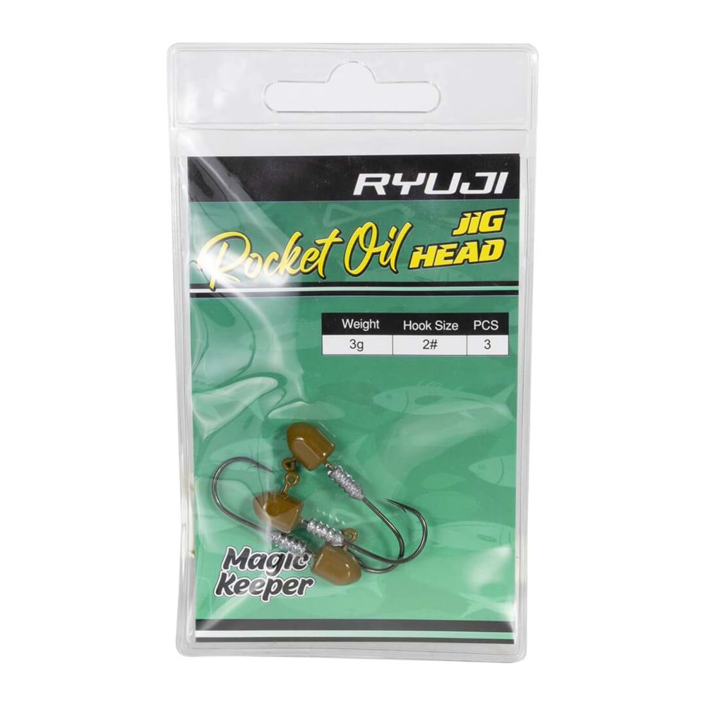 Ryuji Rocket Oil Jighead - NO:4 - 2.0 GR