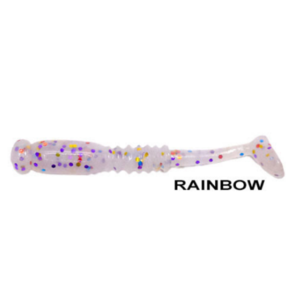 Ryuji Rock Tail 4cm Kokulu Silikon Yem (12 adet) - RAINBOW