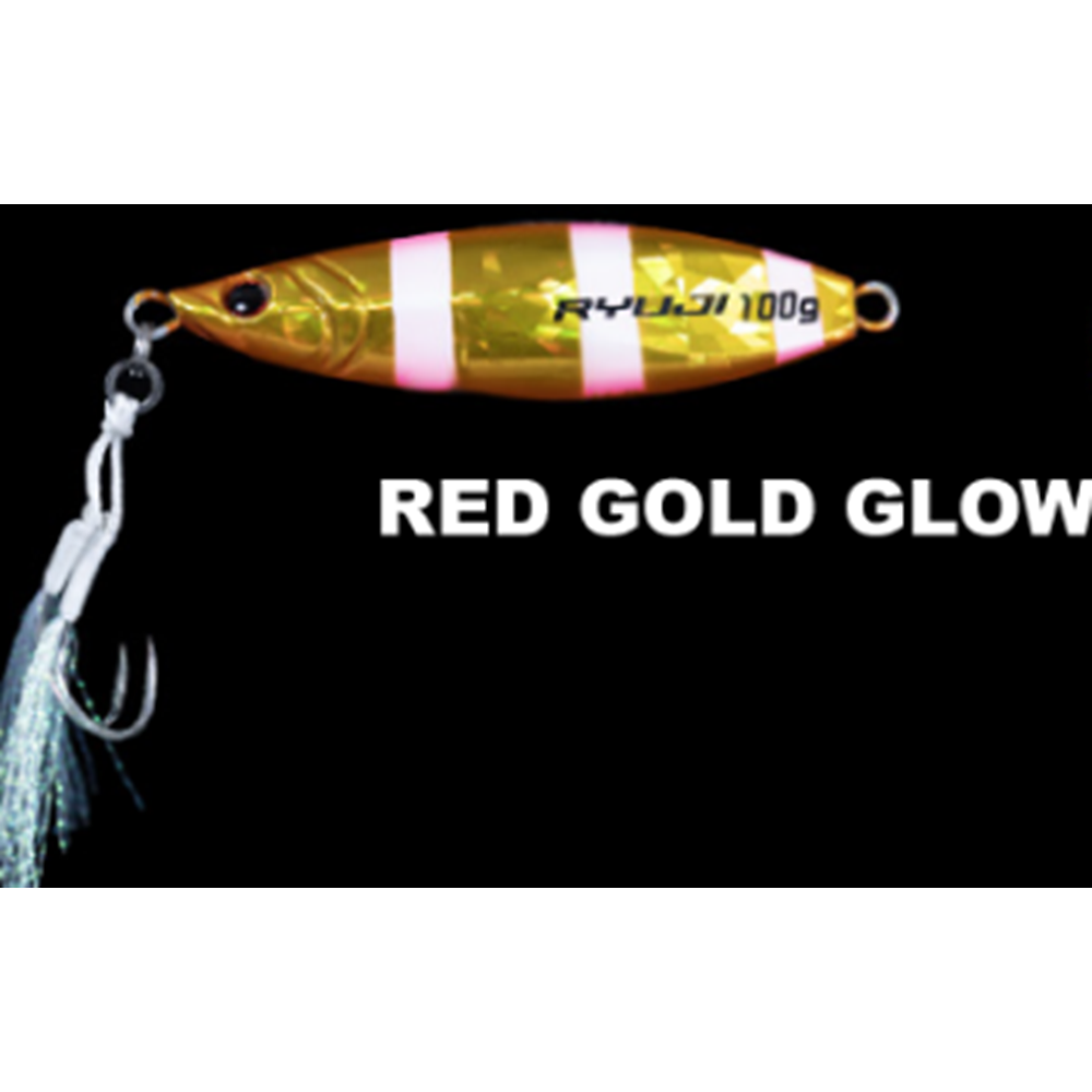 Ryuji Slowin 100gr Jig Yem - RED GOLD GLOW