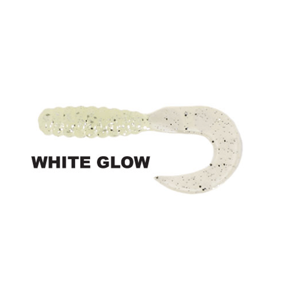 Ryuji Swim Worm 5.5cm Tpr Kokulu Silikon - WHITE GLOW