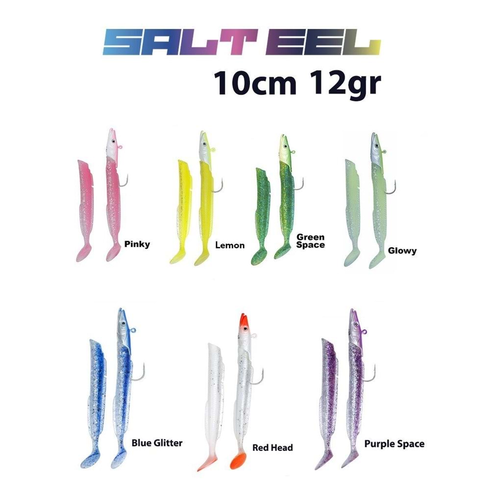 Fujin Salt Eel 10cm 12gr x2 Silikon Yem - NATURAL EEL