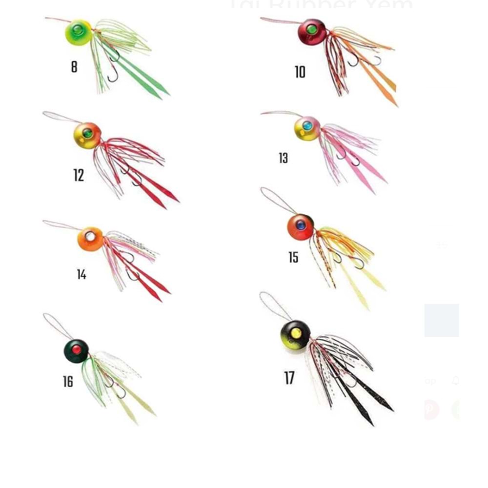 Hayabusa Free Slide SE120 Tai Rubber 75gr Jig Suni Yem
