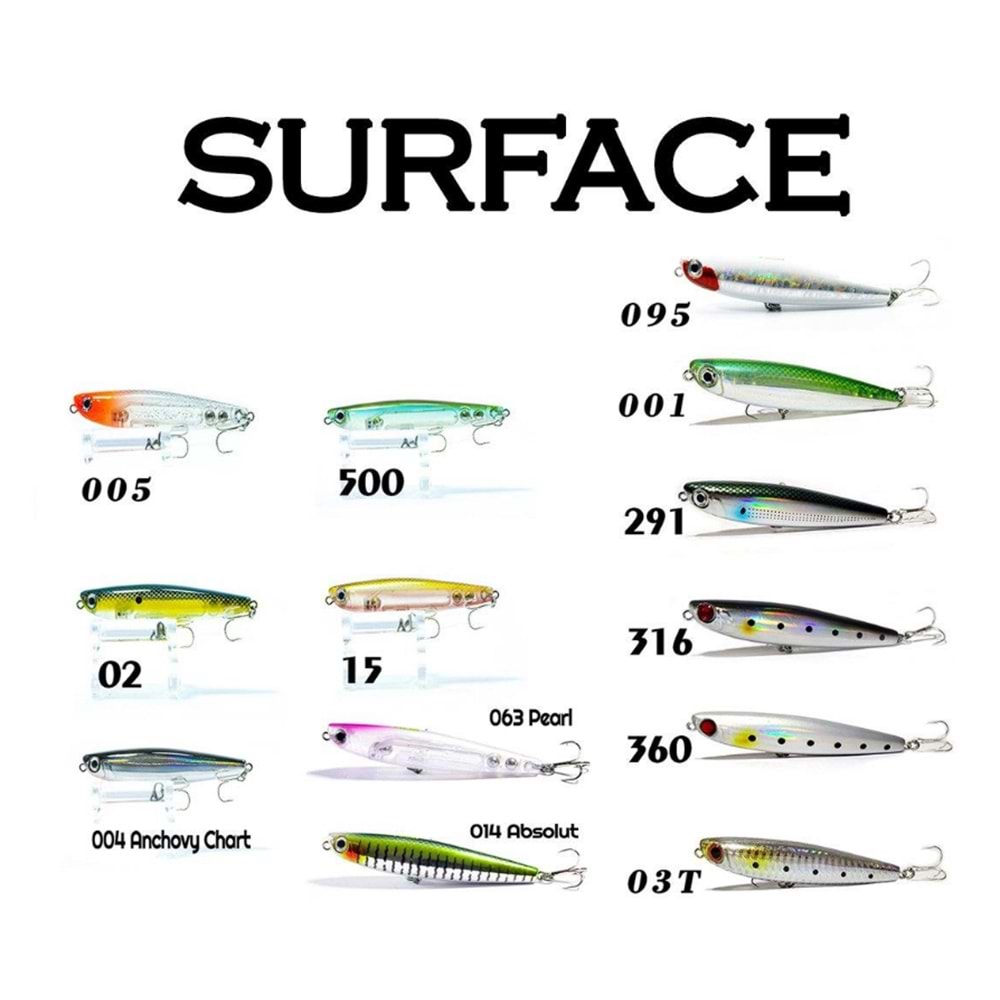 FUJIN Surface Minnow SF-90SW Maket Balık