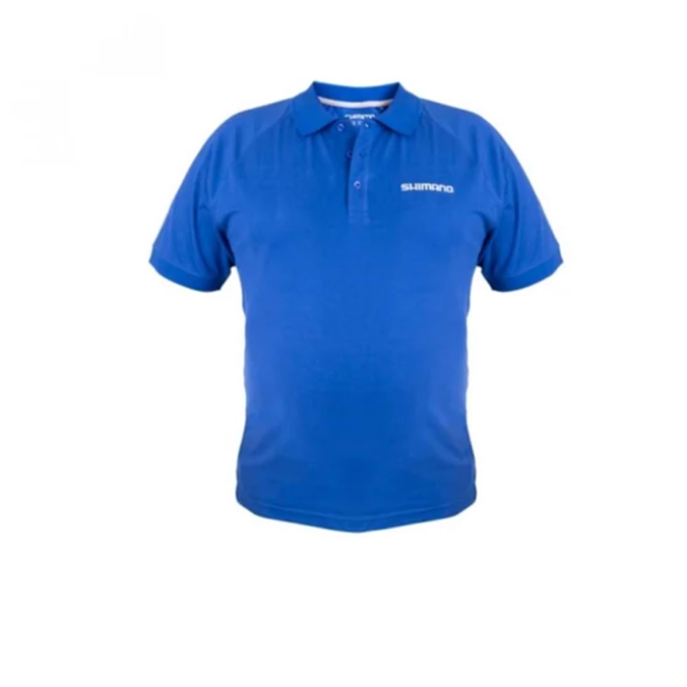 Shimano Short Sleeve Polo Blue