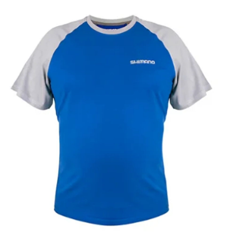 Shimano Short Sleeve T-Shirt Blue - XL