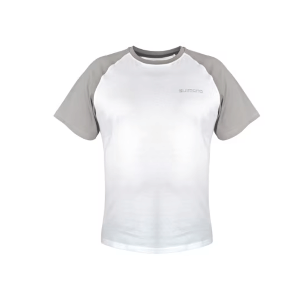 Shimano Wear Short Sleeve T-Shirt White - 3XL