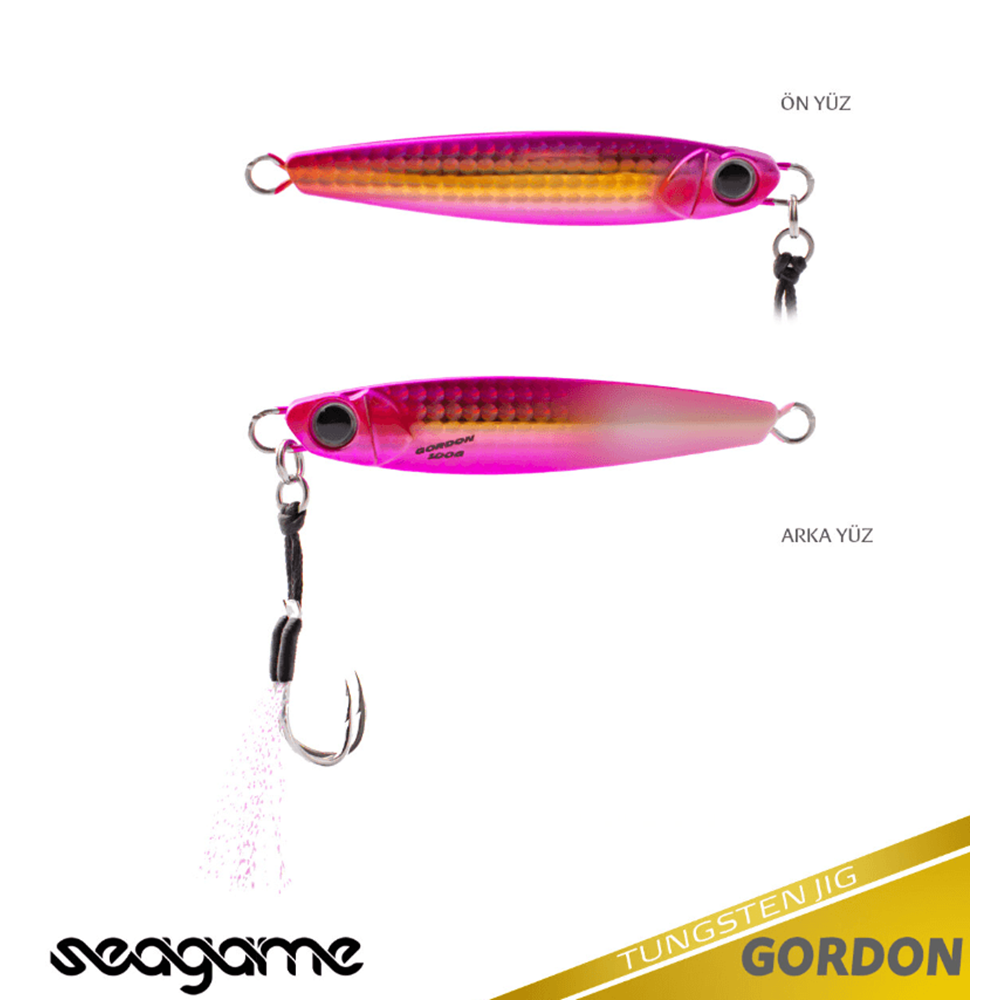 Seagame Gordon TG 120 G Jig Yem - 216 PINK GOLD GLOW